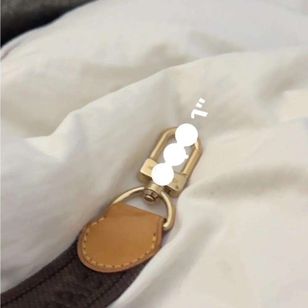 Louis Vuitton Brown Adjusted Bag Strap